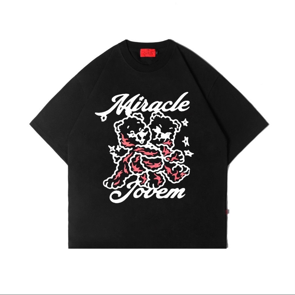 (COD) Jovem X Miracle Tshirt Oversize Bear - Retro Kulit S-XXL