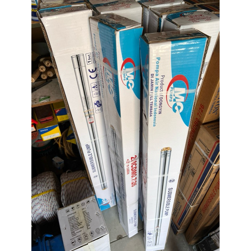 Pompa Satelit 2” Nasional MC 180Watt dg kabel tersambung 25Mtr