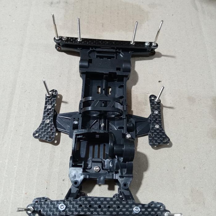 TAMIYA SIDE DAMPER BMAX SUPER 2 CHASSIS [ BAHAN PP KOSONGAN ]