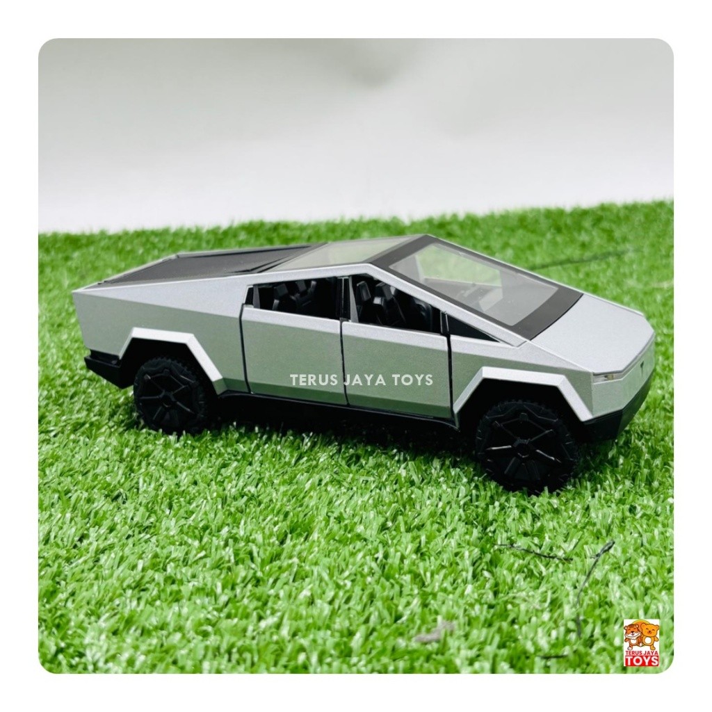 Mainan168 - MOBIL MINIATUR DIECAST TESLA CYBER TRUCK / MOBIL BESI TRUCK