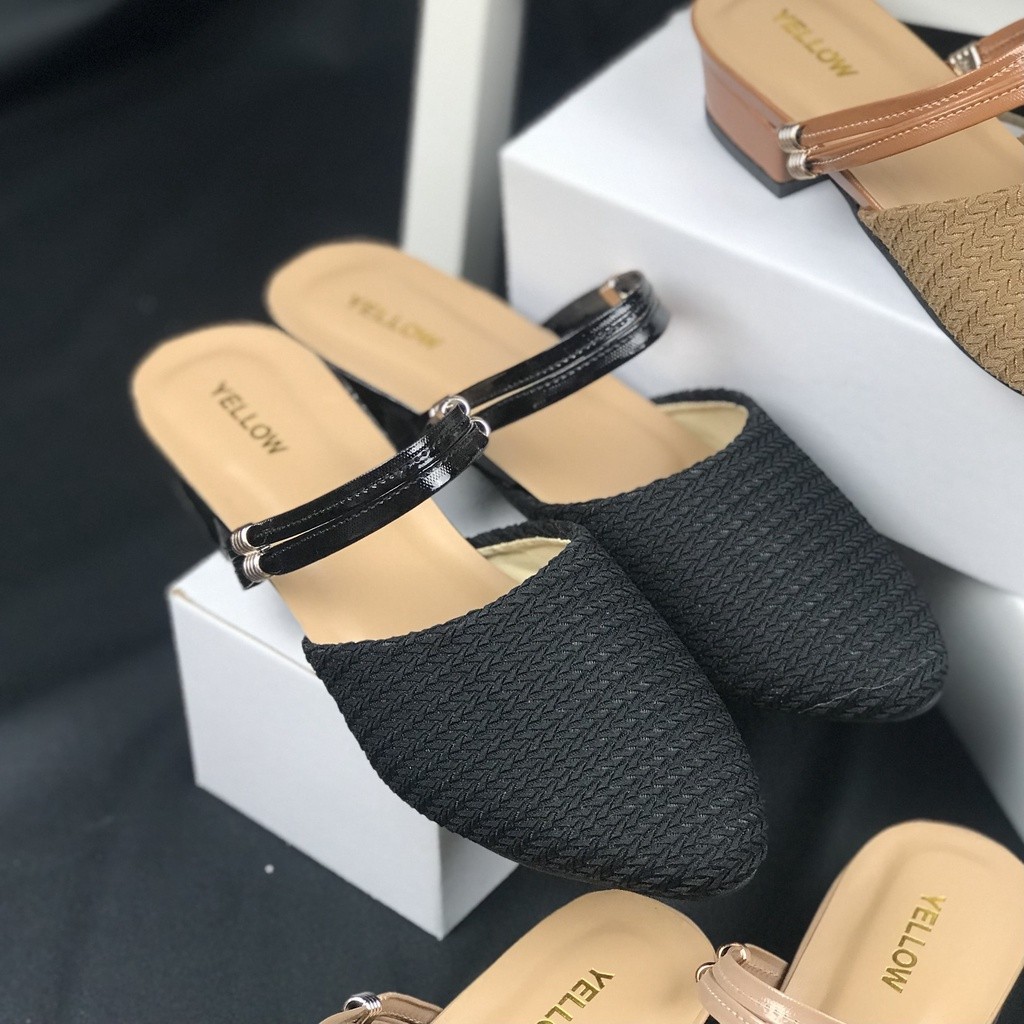 Terbaru Sandal Heels Wanita 3cm Kekinian | Sendal Hak Pendek Elegan Nyaman Dipakai Harian