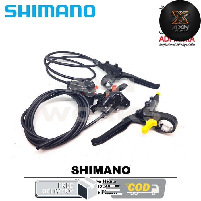 Shimano Deore MT402-3A / MT400  Disc Brake Hydraulic Brakeset | Rem Hidrolis Sepeda - Spesifikasi