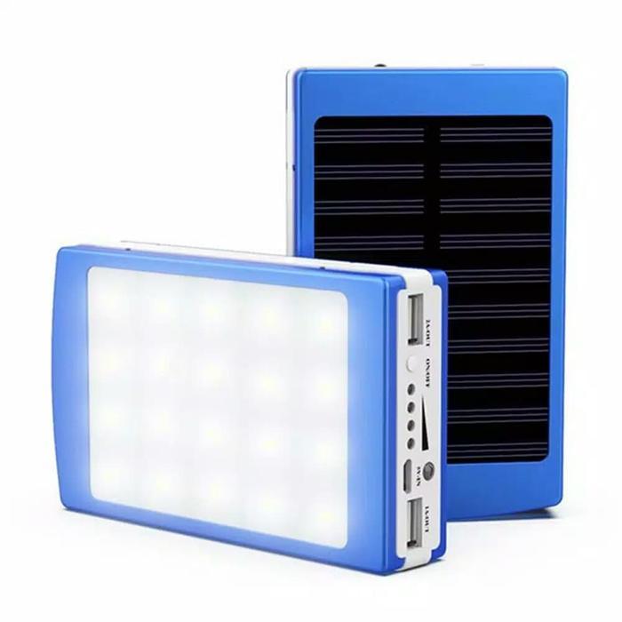 Xi Phone modul kit power bank solar panel - Biru