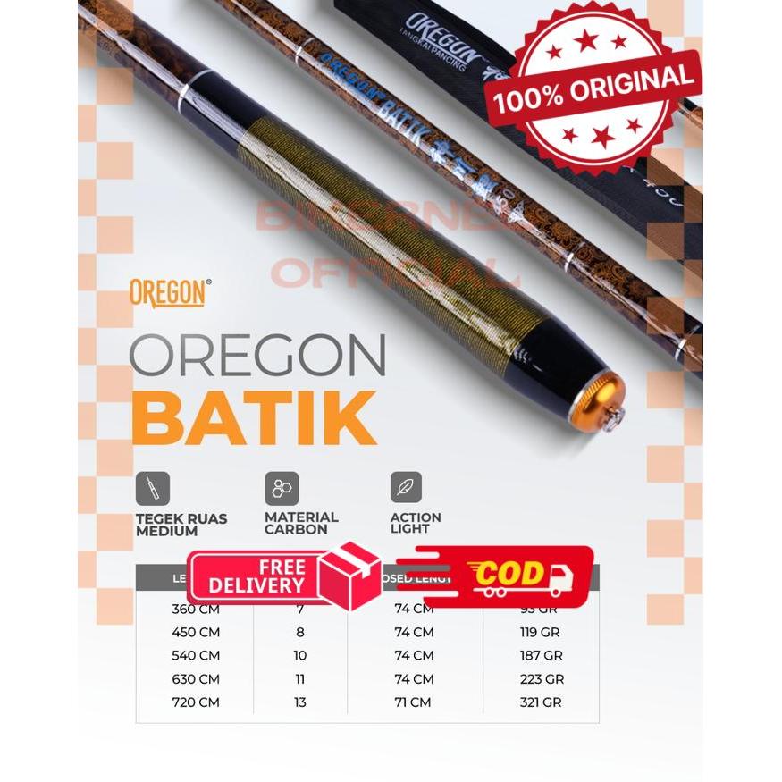 Joran Tegek Oregon Batik 360 450 540 630 720 - 360 -biken