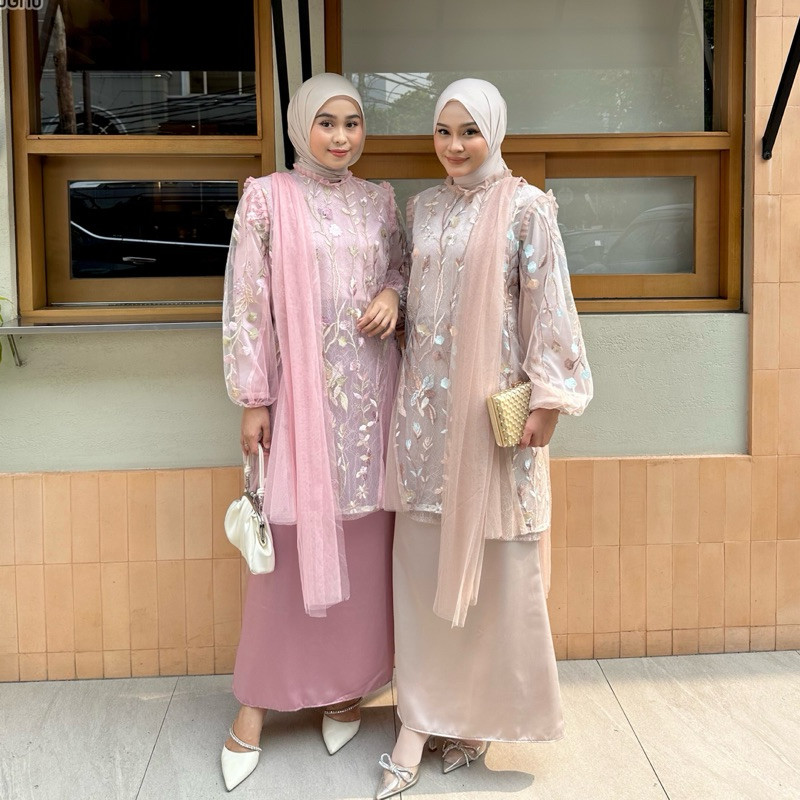 Allura Outer | Outfit Wisuda | Baju Wisuda | Outfit Lamaran | Outfit Wisuda | Outer Brukat | Baju Ko