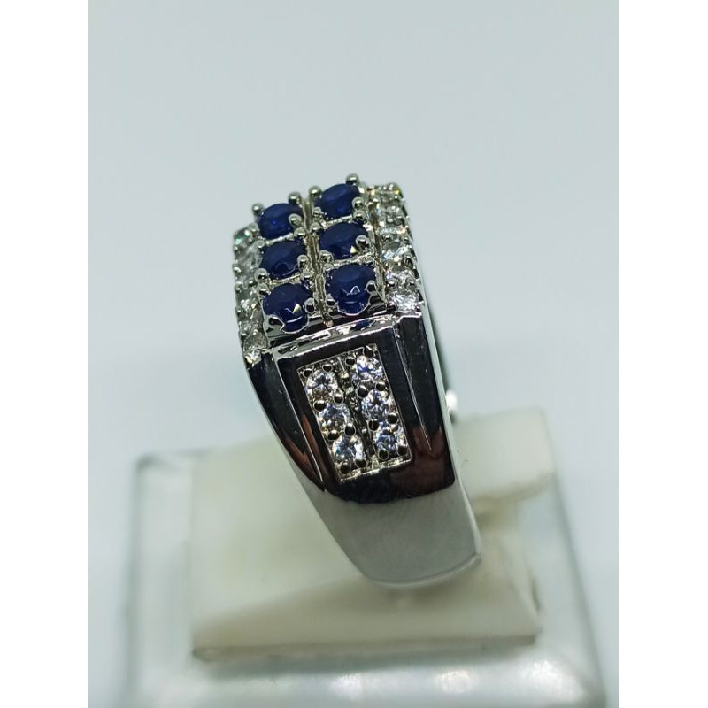 CINCIN / EMBAN / RING BATU BLUE DIAMOND