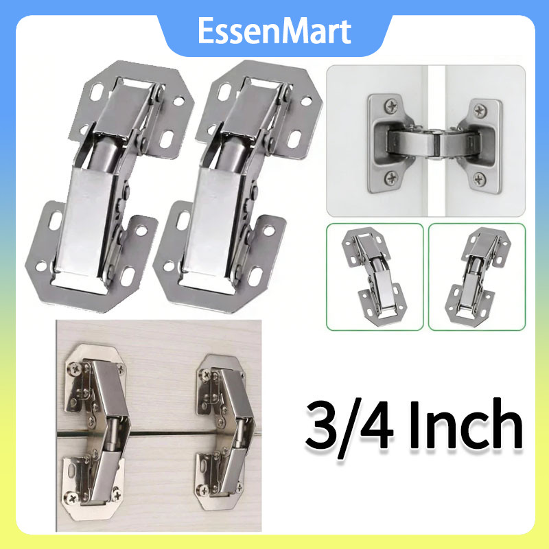 Engsel Kodok Slow Motion Soft Close 4 Inch / Tanpa Bobok Hidrolis Untuk Kitchen Set Pintu Lemari