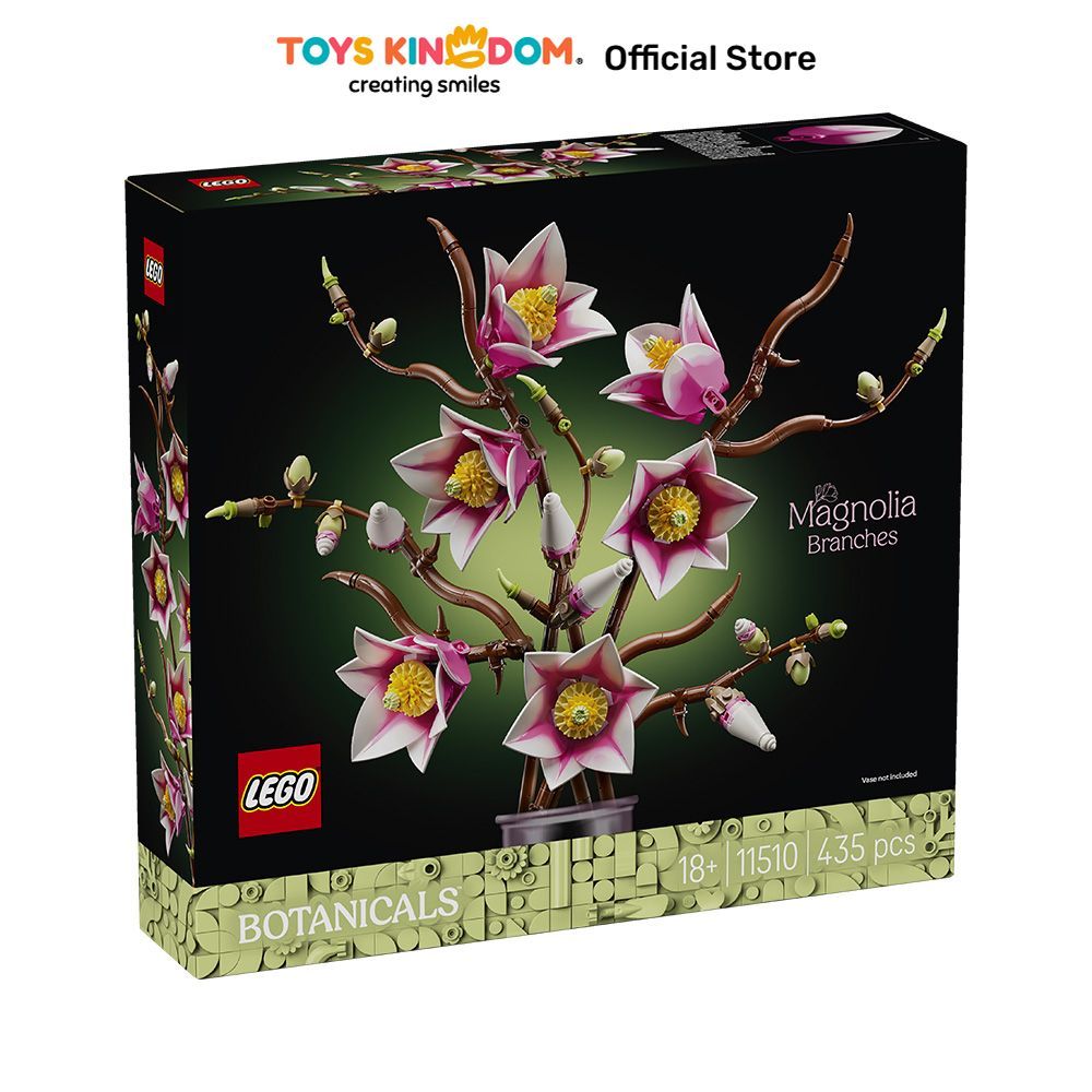 Toys Kingdom Lego Botanicals Magnolia Branches Set 435 pcs 11510 - Mix Balok Susun Building Blocks M