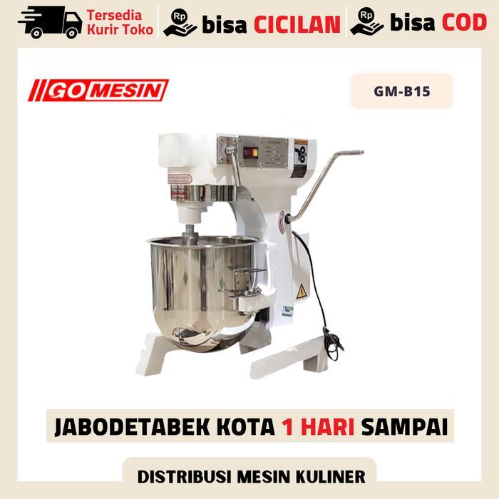 Planetary Mixer Roti Mesin Pengaduk adonan GOMESIN GM-B15 Mixer 5 KG