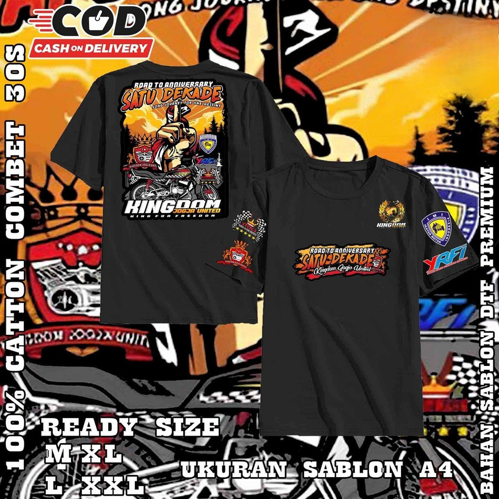 V401 KAOS RX KING KINGDOM JOGJA UNITED ORIGINAL