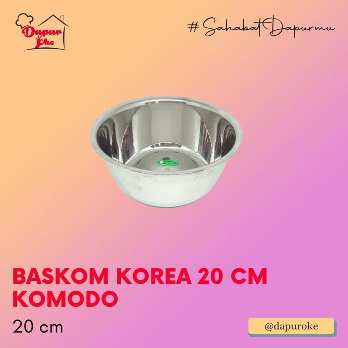 Baskom Korea 20 cm Komodo / Baskom Stainless