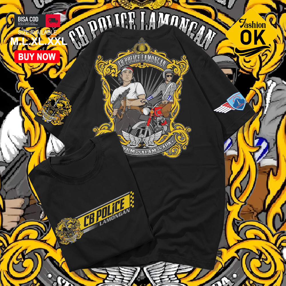 Kaos CB Police lamongan