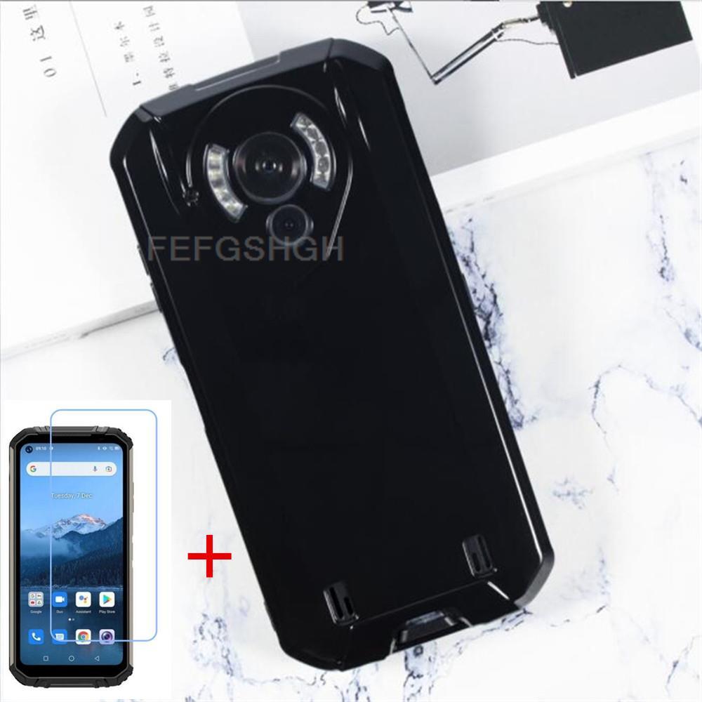 Anti-knock Soft TPU Phone Case For Oukitel WP16 6.39" 2021 Silicone Cover Bumper Tempered Glass For 