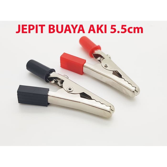 Jepit Aki Mobil 5.5cm Sepasang Kuat Tahan Lama
