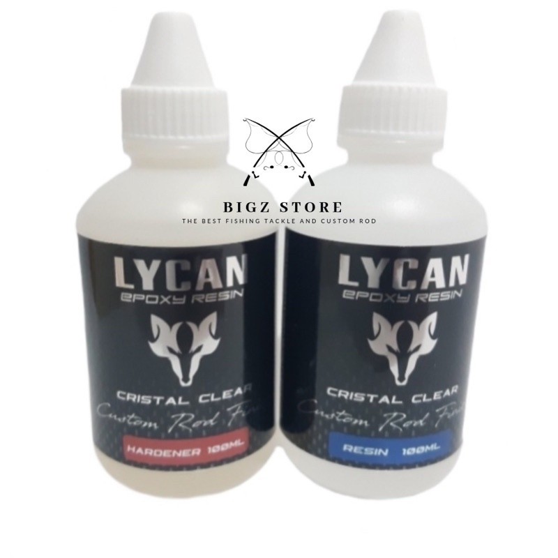 BISA (COD) RESIN LYCAN 60 ML (30 RESIN & 30 HARDERNER) DAN 200 ML (100 RESIN & 100 HARDERNER) UNTUK 