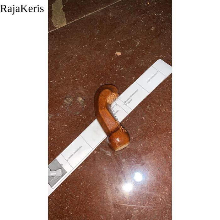 termurah dari kayu jati deder keris cecegkan alus finishingan melamin bk keris sengkelat majapahit m