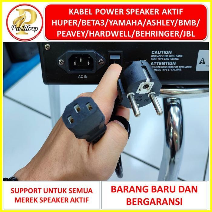 Kabel power speaker aktif huper