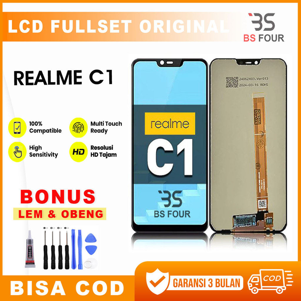 LCD REALME C1 Original Fullset Touchscreen COD