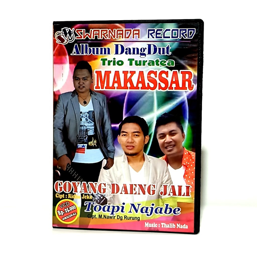 kaset CD VCD Album Dangdut Trio Turatea Makassar Swarnada Record