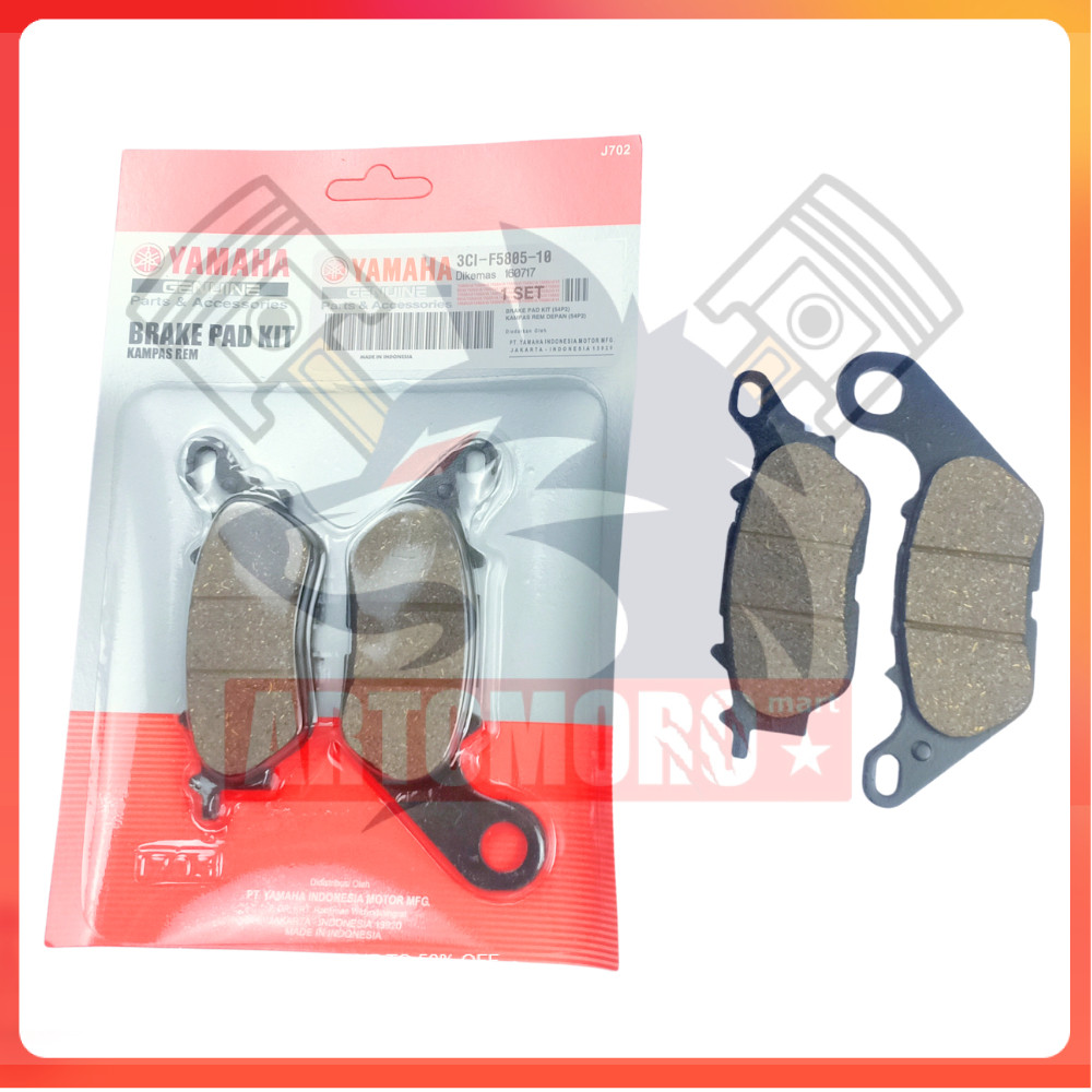 kampas rem belakang nmax - kampas rem depan mio j 3CI Original