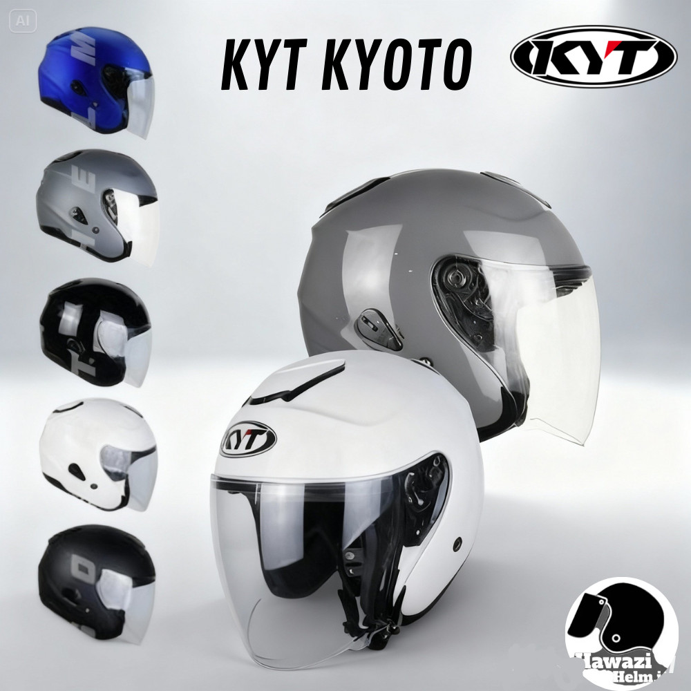 HELM KYT KYOTO 100% ORIGINAL | HELM KYOTO HALF FACE