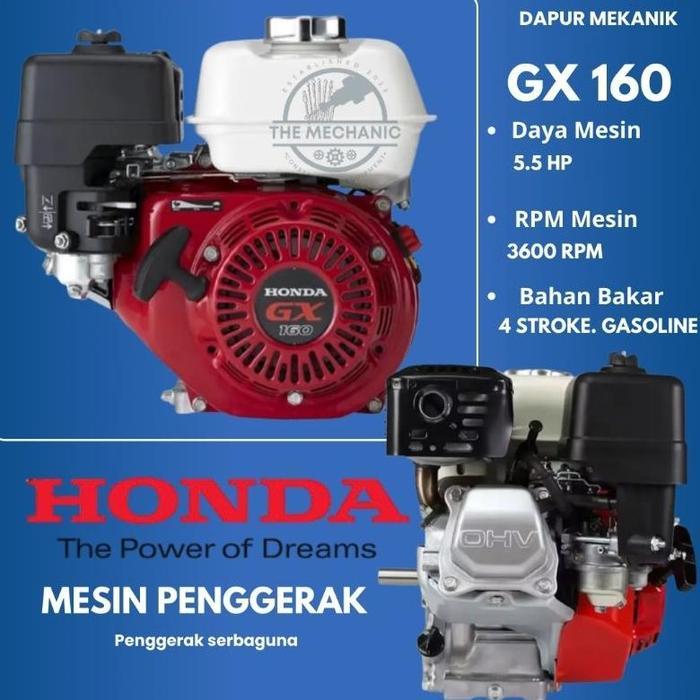 Mesin Penggerak Hondaa GX 160 Mesin Serbaguna