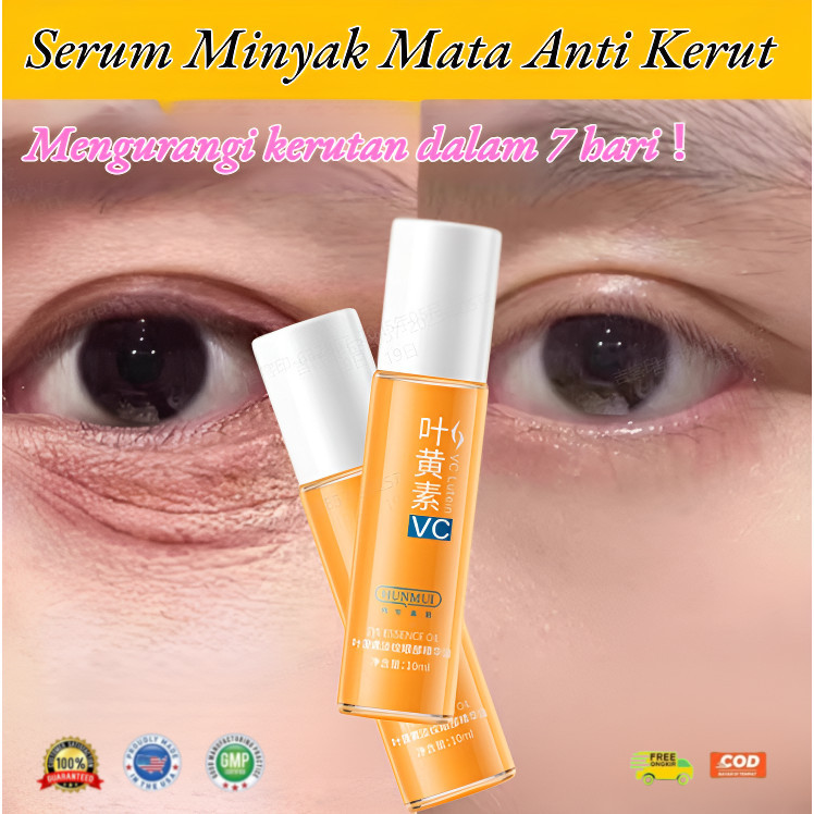 Eye Oil Lutein/Serum Minyak Lutein Mata Anti Kerut/Serum Minyak Mata Lutein Natural untuk Kulit Sens