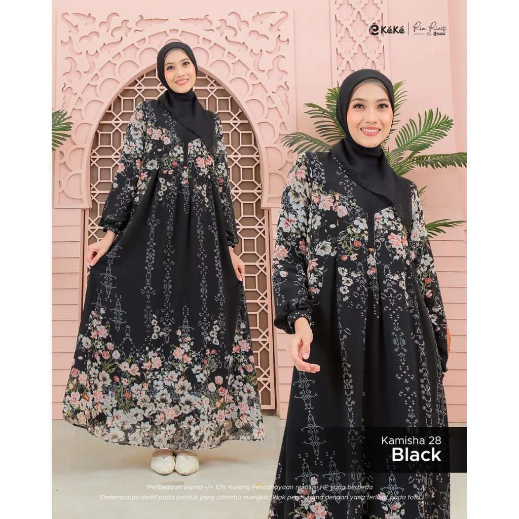 KEKE GAMIS DEWASA KAMISHA 28 BLACK