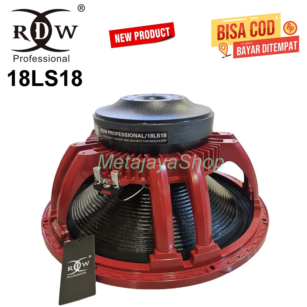 Speaker Komponen RDW 18LS18  Component Speaker  rdw 18ls18