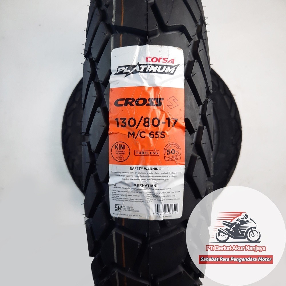 Corsa Platinum Cross S 130/80-17 Ban Motor Sport Tubeless