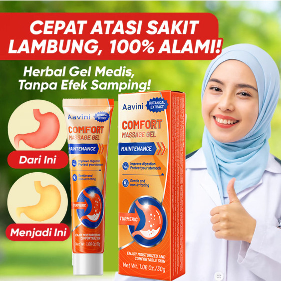 Aavini Comfort Massage Gel & Cocok untuk orang perkotaan sibuk (pola makan tidak teratur) dan sistem