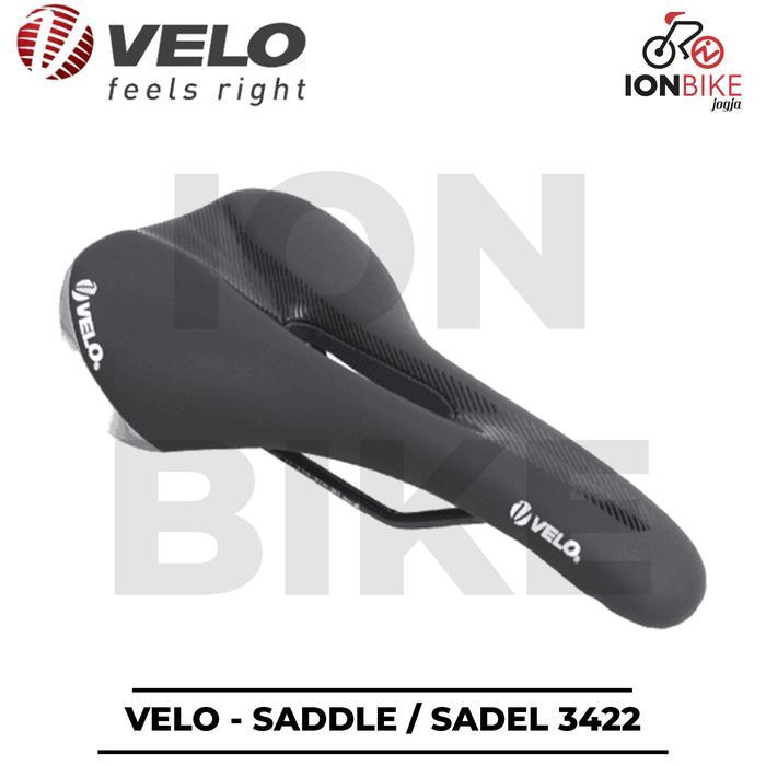 Sadel Velo 3422 Gel Saddle Sepeda MTB Balap Slim Empuk Lubang Aero Murah Roadbike Road Bike Lipat Se