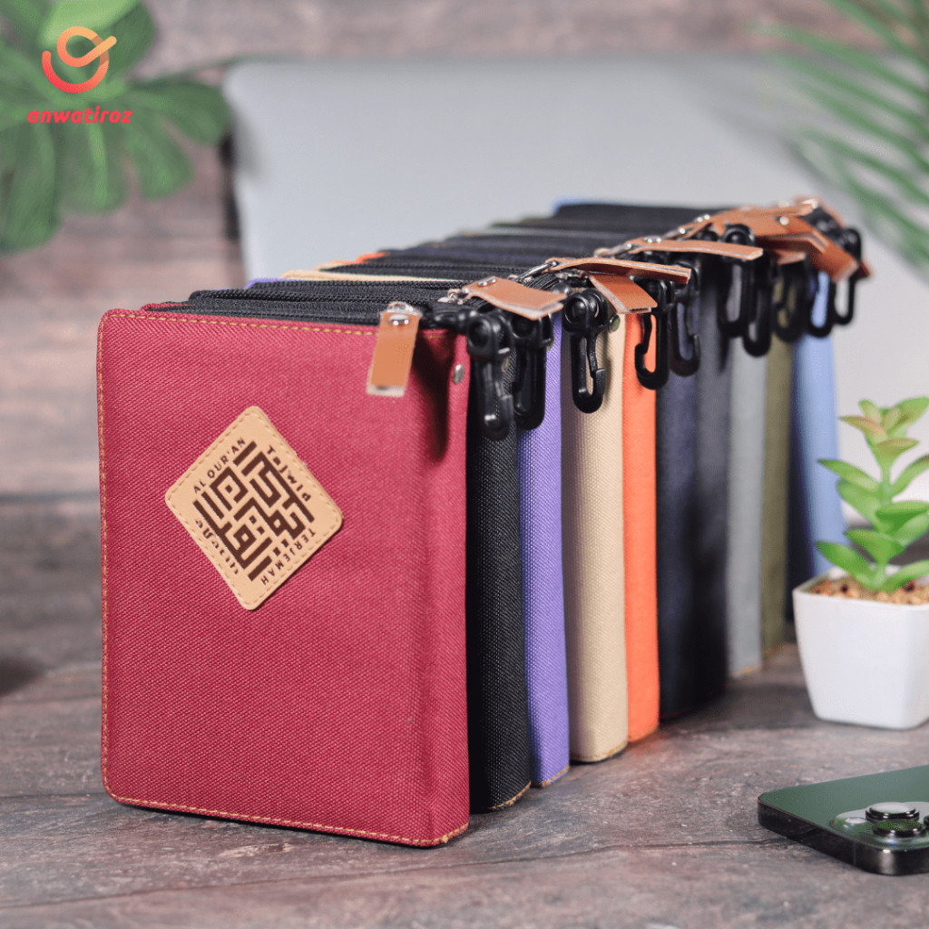 alquran Safar al quran Terjemah Rasm waqof ibtida Utsmani Tajwid Warna resleting Travel Jaket A6