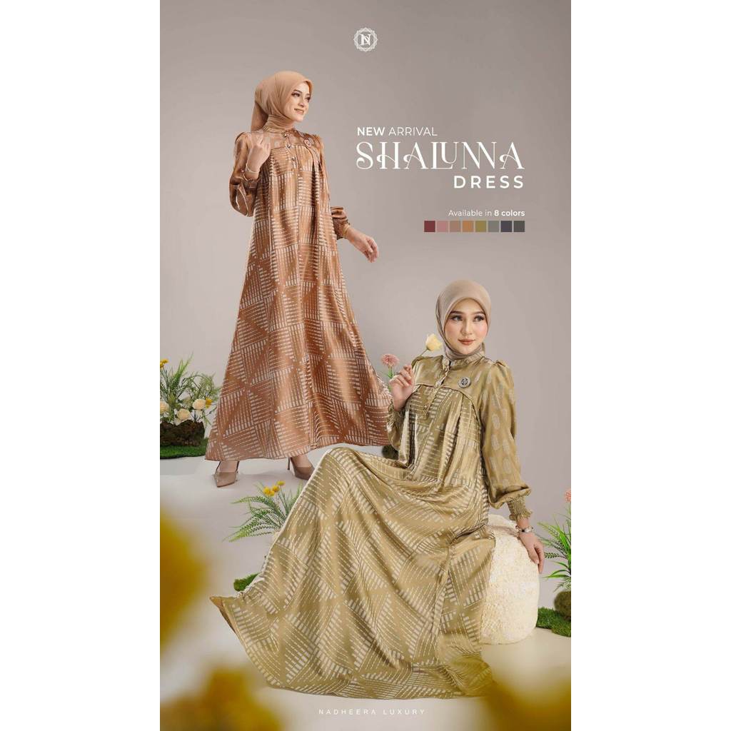 SHALUNNA SERIES NADHEERA LUXURY / GAMIS NADHEERA LUXURY / GAMIS NADHEERA LUXURY TERBARU / BISA COD