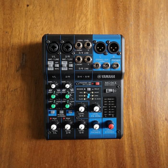 Mixer Yamaha MG06X / MG 06 X / MG-06 X Mixer 6 Channel Total