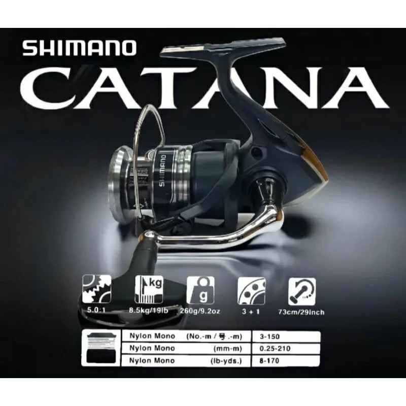 Reel Shimano Catana FE 2022 | 1000 | 2500 | C3000