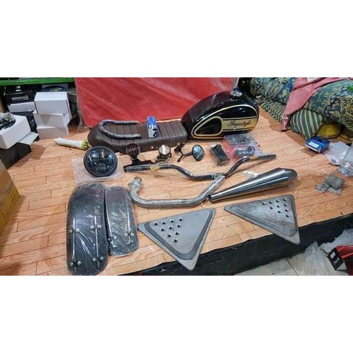 [GM] paket full set japstyle lengkap MOTOR CUSTOM Paket Tangki Motor
