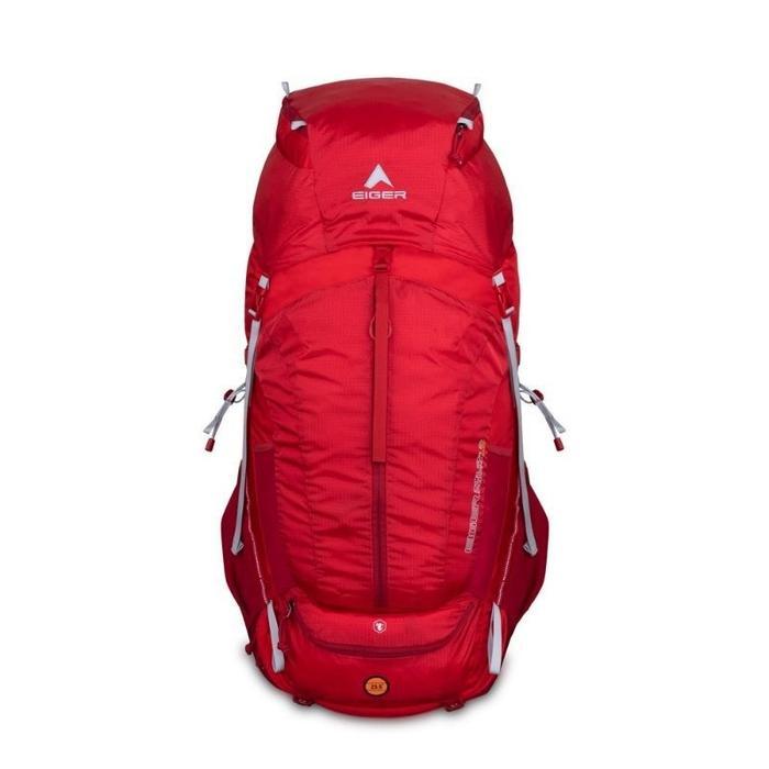 EIGER Excelsior 65L backpack tas gunung carrier ORIGINAL - Red, 65L