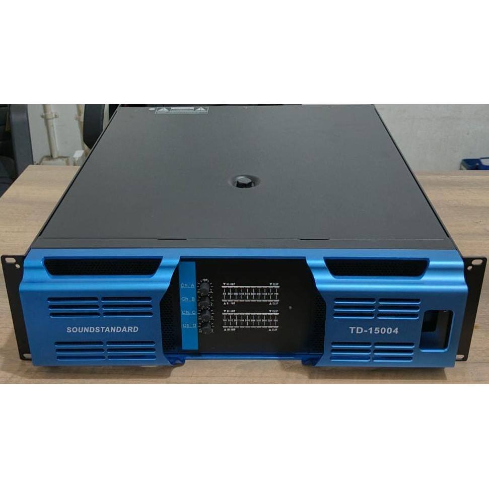 POWER AMPLIFIER SOUNDSTANDARD TD 15004 / TD15004 4 CHANNEL