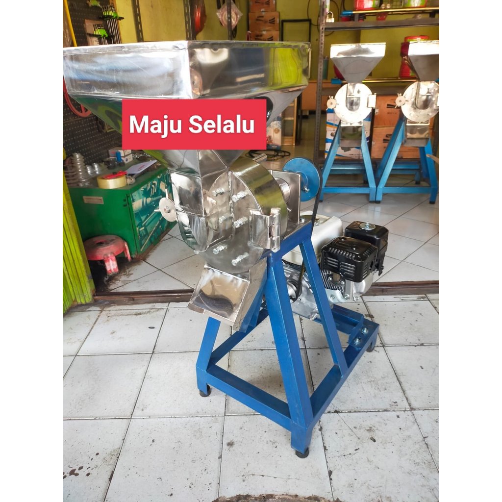 Mesin gilingan bumbu 8in mesin Honda GX 200