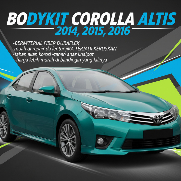 bodikit BODYKIT ALTIS BODIKIT ALTIS BODY KIT ALTIS 2014 2015 2016