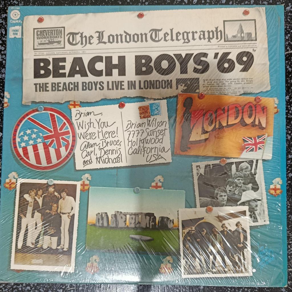 Vinyl Piringan Hitam Rock, Pop The Beach Boys – Beach Boys '69: The Beach Boys Live In London