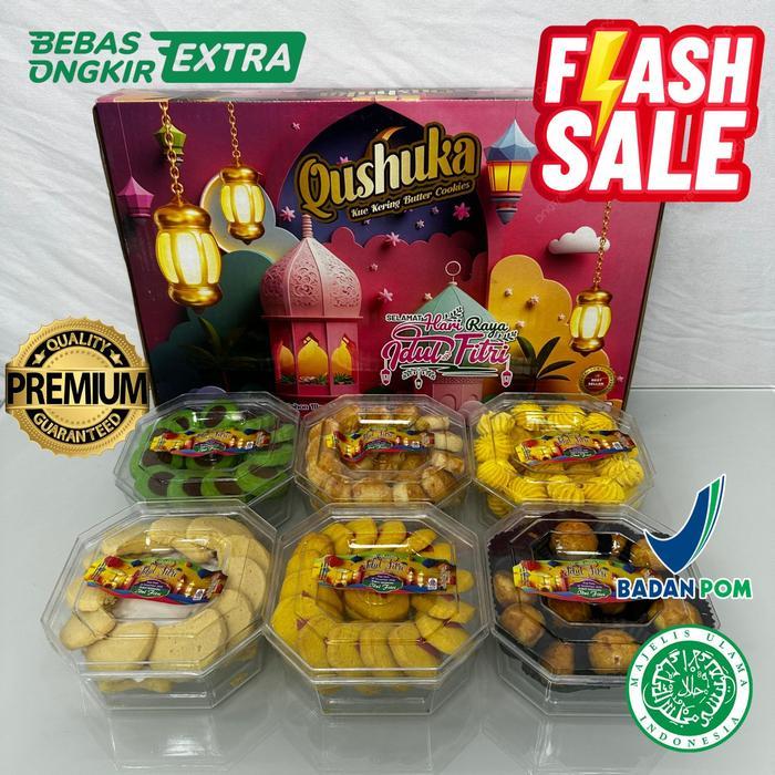 PAKET KUE LEBARAN QUSHUKA PARCEL KUE KERING PARCEL LEBARAN PAKET KUE ENAK