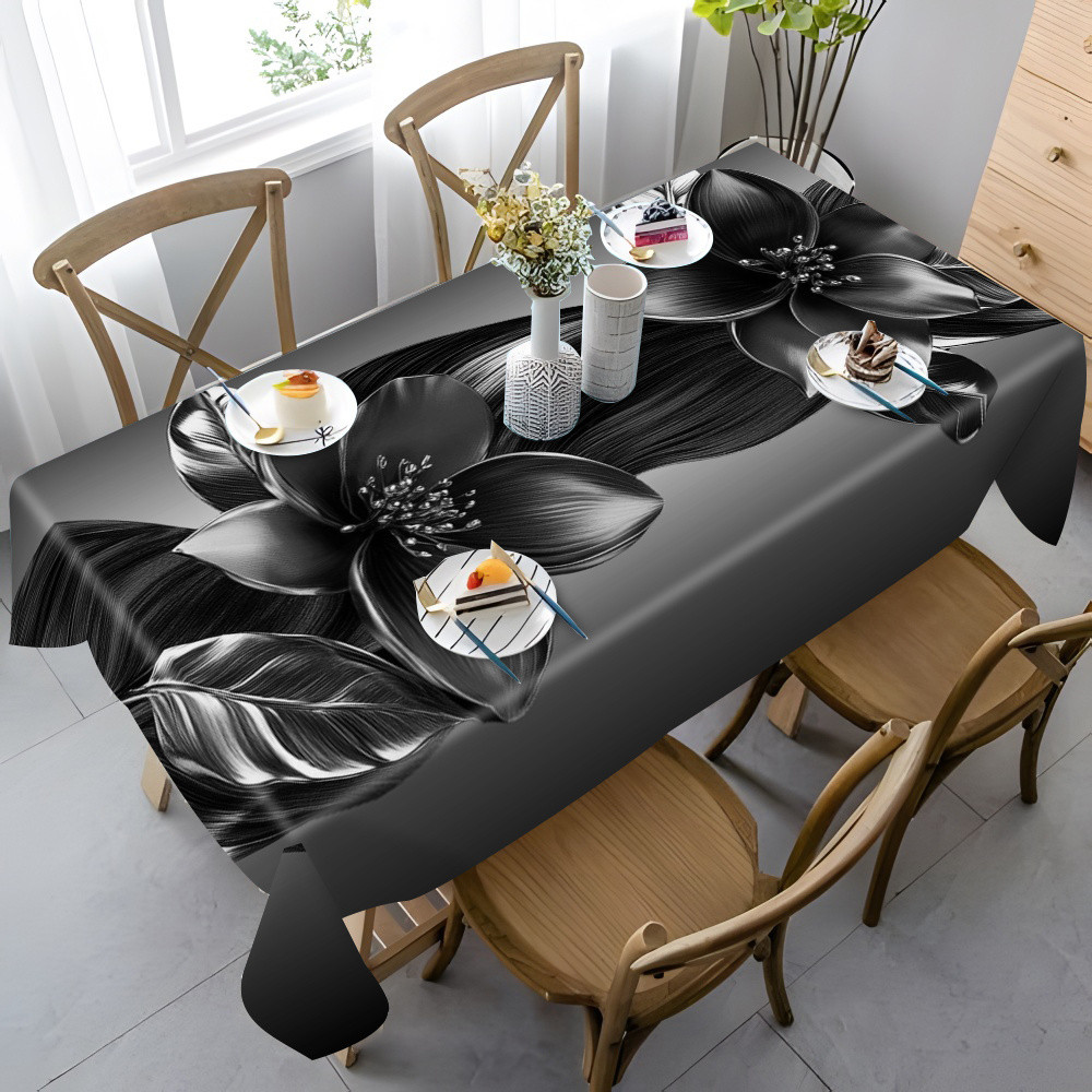 COD 3D Tablecloth Meja Sudut Kecil, Minimalis for Apartemen Kantor Meja Kerja
