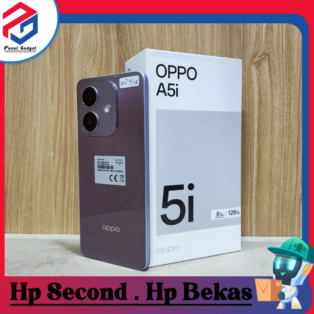 Oppo A5i Ram 4/64GB | Ram 4/128GB Second Pusat Gadget