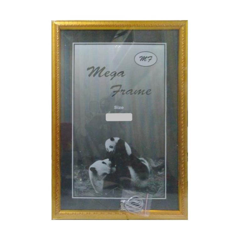 Bingkai Foto 40X60 # 16R+ frame photo fura pura gambar 60 X 40 - Gold Ukiran, Kaca