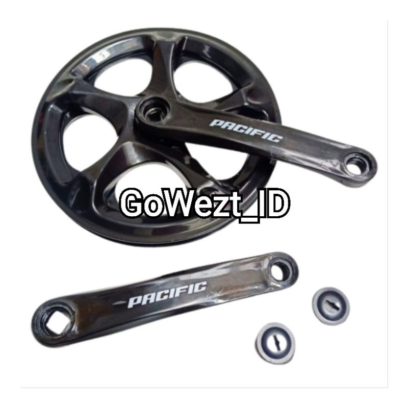 Gear Gir Crank Set Sepeda Fixie Lipat Minion 52T PACIFIC Chainwheel Hitam | High Quality