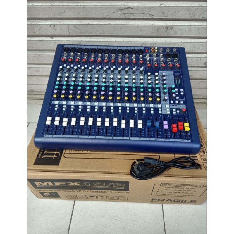 MIXER AUDIO SOUNDCRAFT MFX12 EFEK LEXICON MIXER 12 CHANNEL MFX 12