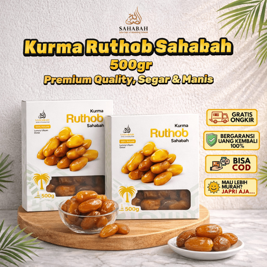 Kurma Ruthob 500gr Fresh Kurma Muda Ruthab Libya Segar Bisa Untuk Promil Kurma Basah Rutob