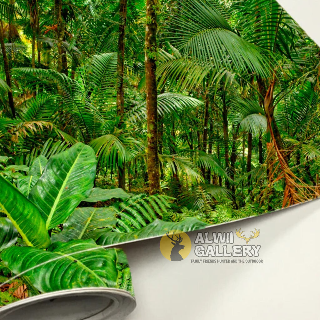 Stiker camo Rain forest/Stiker camo natural terbaru/Stiker camo outdoor